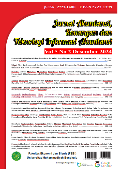 					View Vol. 5 No. 2 (2024): Edisi Desember 2024
				