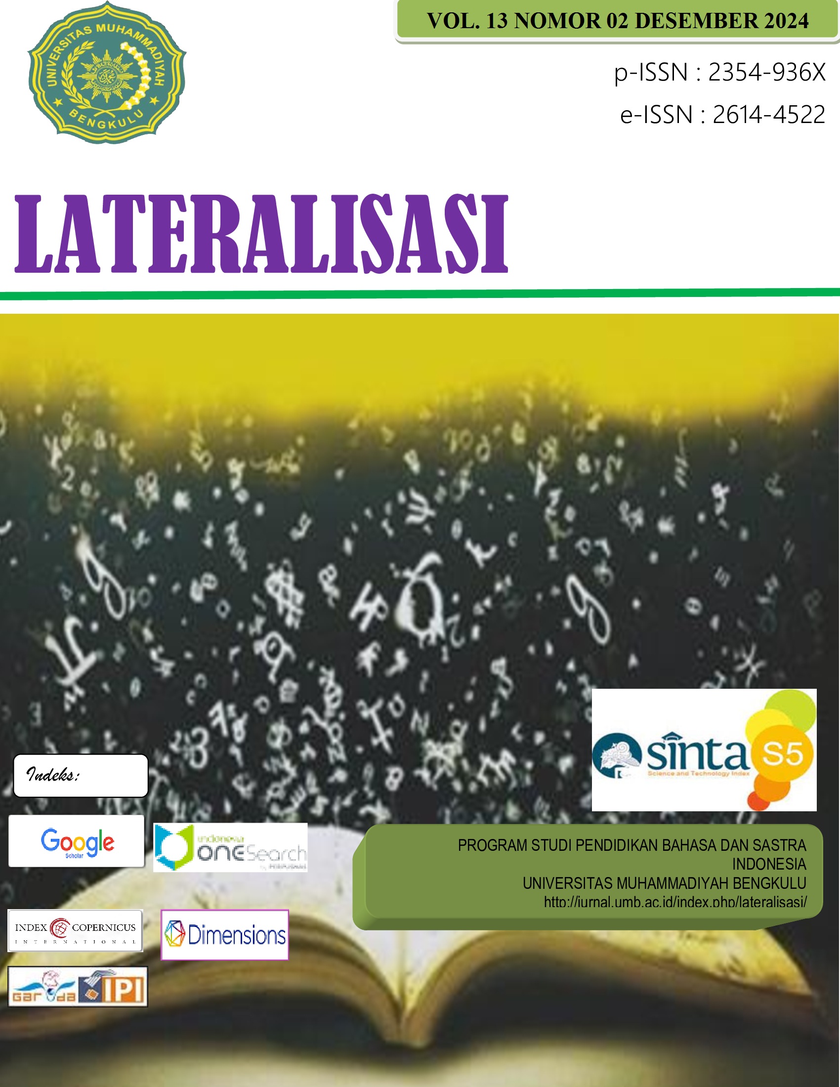 					View Vol. 13 No. 02 (2024): LATERALISASI
				