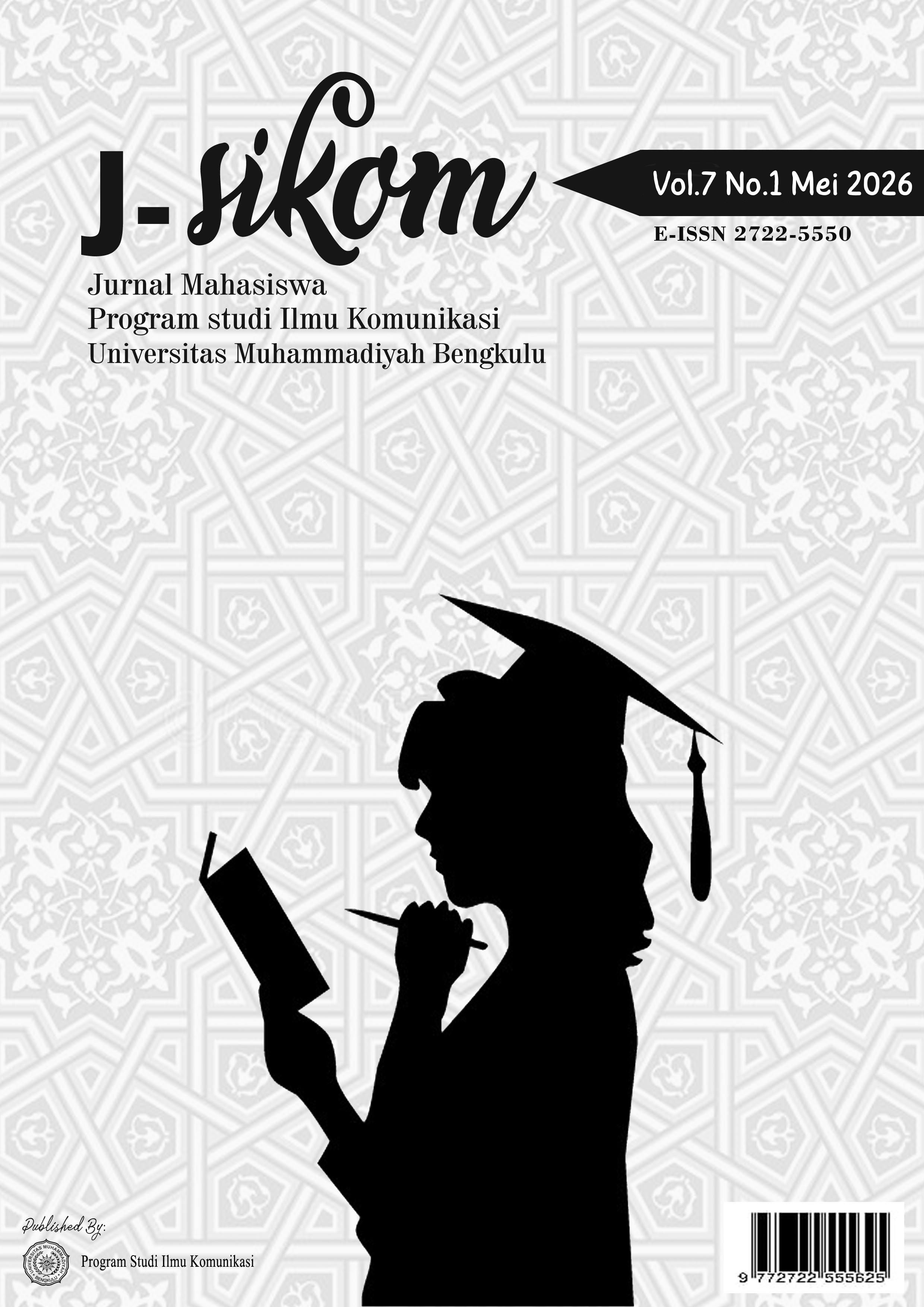 					Lihat Vol 7 No 1 (2026): Jurnal Sarjana Ilmu Komunikasi (J-SIKOM)
				