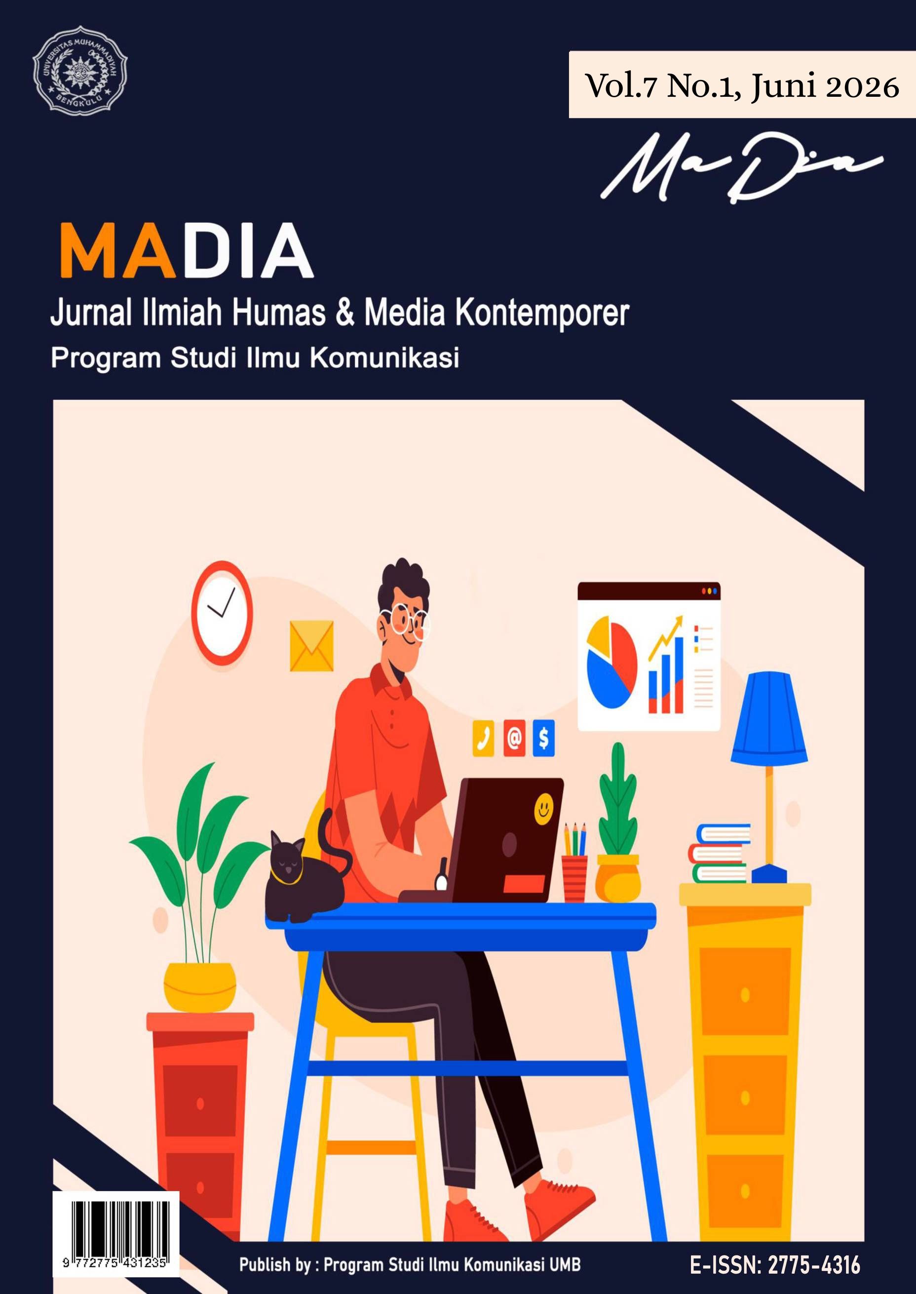 					View Vol. 7 No. 1 (2026): Jurnal Madia
				