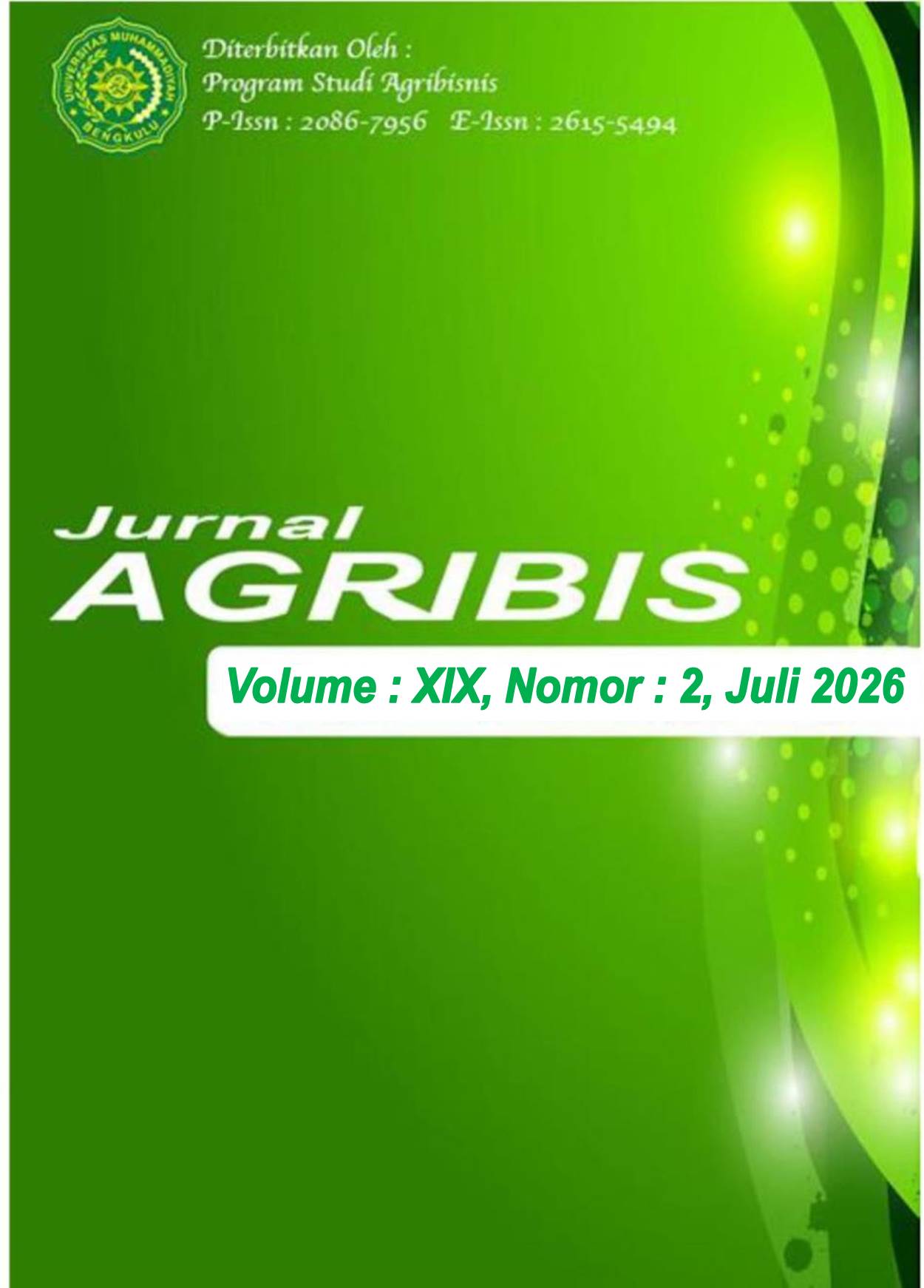 					Lihat Vol 19 No 2 (2026): Jurnal Agribis
				